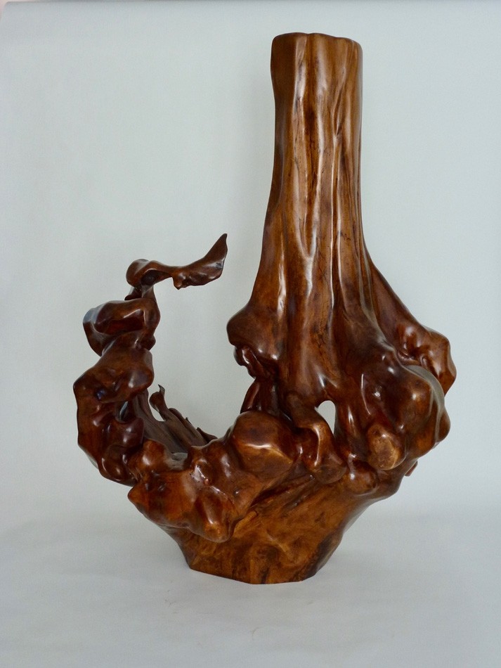 Méandres - 1, de l'artiste Christianne Hamel, Sculpture, matière : Érable, Technique : Taille directe, Création unique, dimension : 68 x 102 x 42 cm