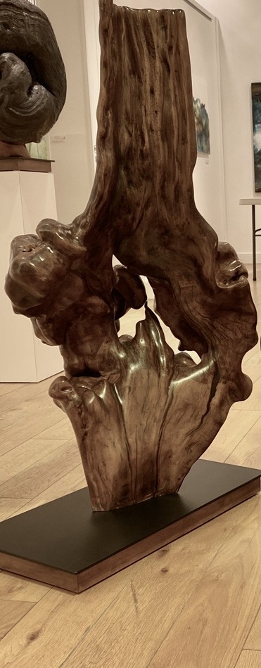 Méandres - 2, de l'artiste Christianne Hamel, Sculpture, matière : Érable, Technique : Taille directe, Création unique, dimension : 2 (68 x 102 x 42) cm