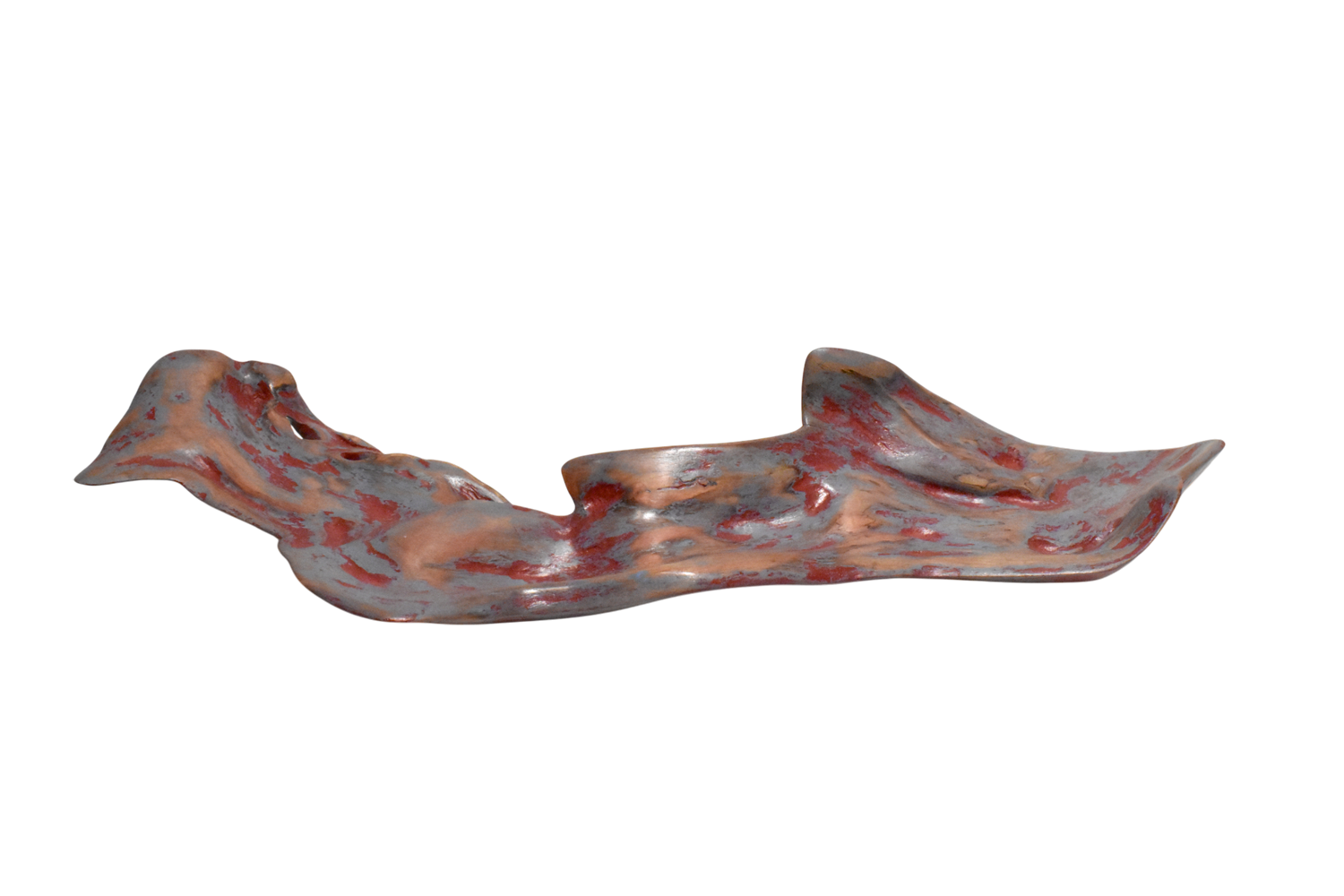 Cocktail, de l'artiste Pierre Paquet, Sculpture, Bois de grève, Dimension : 3 H x 5 x 20 L po