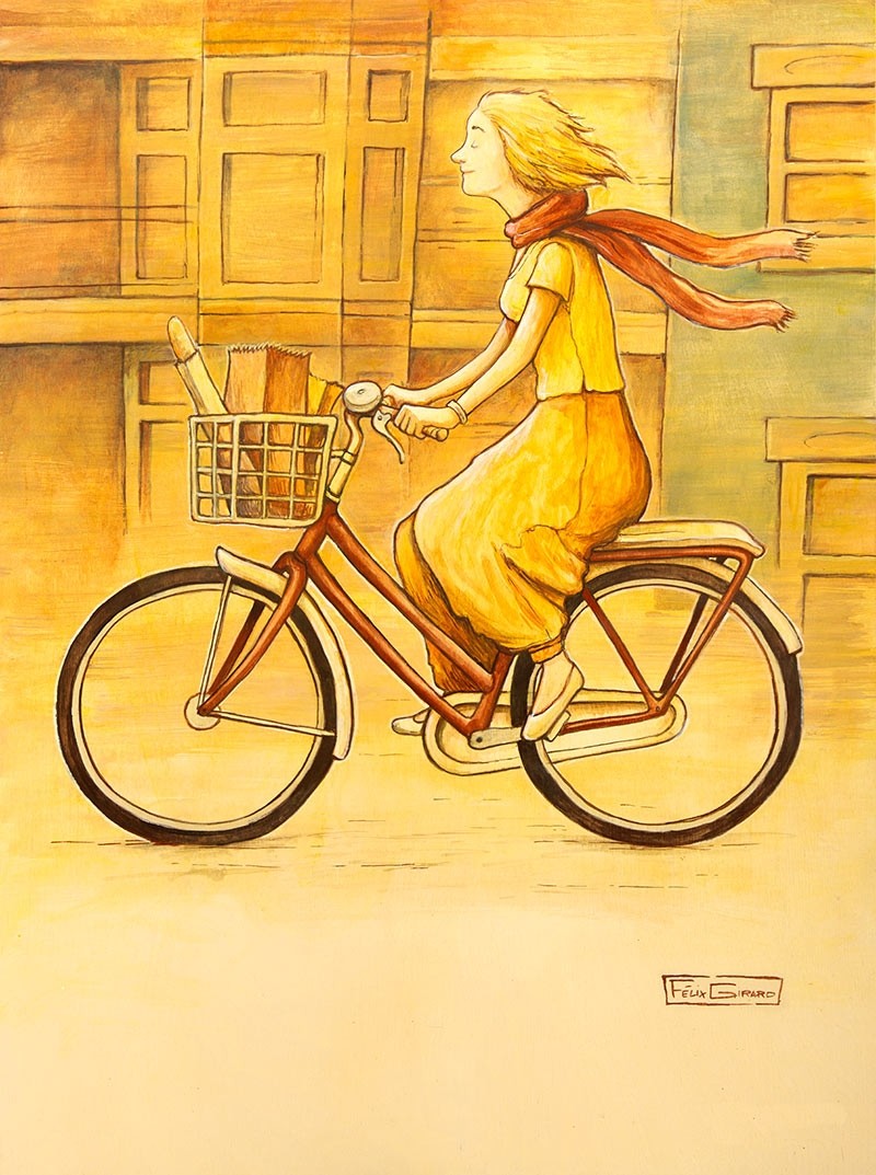 Limoiloise, affiche, de l'artiste Félix Girard, sur papier Epson « Enhanced Matte, impression avec de l’encre à pigment – qualité archive (ultra chrome), dimension : 18 x 14 pouces de largeur, affiche prête à être encadrée 