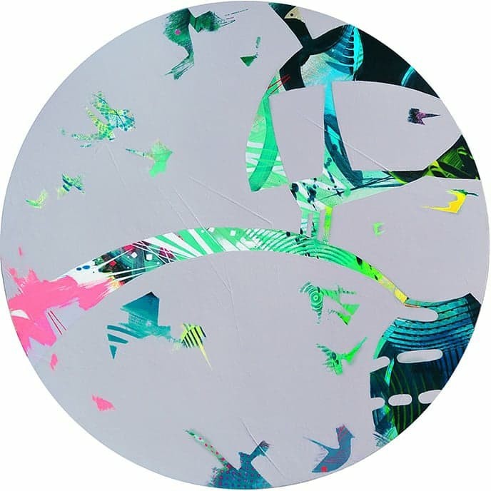 artiste tableau rond