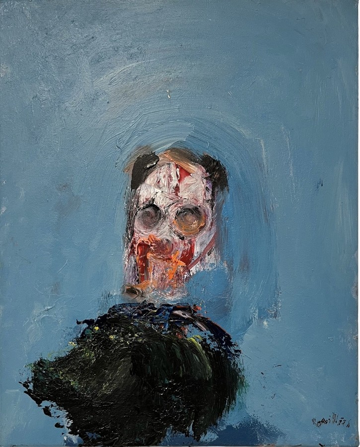 Vin de Messe, de l'artiste Benoit Genest Rouillier, Tableau, Acrylique sur toile, Création unique, dimension : 20 x 16 po de largeur