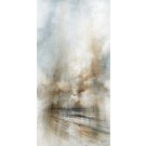 Illusion V, #0226, de l'artiste Yan Laboissonnière, Techniques mixtes sur bois, Création unique, Format de l'oeuvre : 40 x 20 pouces de largeur