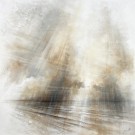Second Mirage II, #0227, de l'artiste Yan Laboissonnière, Techniques mixtes sur bois, Création unique, Format de l'oeuvre : 40 x 40 pouces de largeur