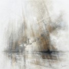 Illusion VI, #0228, de l'artiste Yan Laboissonnière, Techniques mixtes sur bois, Création unique, Format de l'oeuvre : 30 x 30 pouces de largeur
