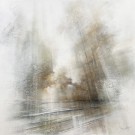 Vision III, #0229, de l'artiste Yan Laboissonnière, Techniques mixtes sur bois, Création unique, Format de l'oeuvre : 30 x 30 pouces de largeur