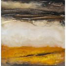 Lueur, no 572, de l'artiste Isabel Picard, Techniques mixtes sur bois, Création unique, dimension : 12 x 12 po de largeur