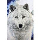 Les étoiles dessinent ma voie, de l'artiste Joannie Langlois, Tableau, Acrylique, feuille d'or véritable 13.5 K, sur toile galerie, Création unique, dimension : 36 x 24 po de largeur