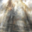 Ascension V, #0172, de l'artiste Yan Laboissonnière, Techniques mixtes sur bois , Création unique, dimension : 42 x 42 po de largeur
