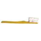 Aimant, Brosse à dents (jaune), de l'artiste Alexandre Tardif, Décoration à placer sur une surface métallique, pièce faite de bois, tilleul