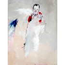 Autoportrait, de l'artiste Benoit Genest Rouillier, Tableau, Acrylique sur toile, Création unique, dimension : 48 x 36 po de largeur