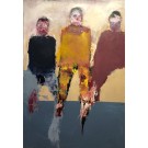Des portraits vacants, de l'artiste Benoit Genest Rouillier, Tableau, Acrylique sur toile, Création unique, dimension : 60 x 40 po de largeur