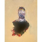 Un buste de chaos, de l'artiste Benoit Genest Rouillier, Tableau, Acrylique sur toile, Création unique, dimension : 30 x 24 po de largeur