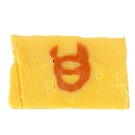 Savon 'Bonne mine Cornue', de l'artiste Oasis Douceur, Savon fait à base d'huile végétale, ne contient aucun additif ni fragrance chimique, Fragrance obtenue à partir d'huile essentielle issue de la nature.