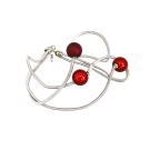 Bracelet LIANE PERLÉE, no 69, de l'artiste Sandrine Giraud, Ce bijou marie avec élégance la grâce et l’originalité des lignes résolument contemporaines. longueur de 8 pouces