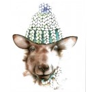 Affiche, Breton le mouton, de l'artiste Katrinn Pelletier, dimension : 10 x 8 po de largeur