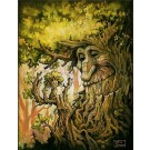 Jeune branche, de l'artiste Félix Girard, sur papier Epson « Enhanced Matte, impression avec de l’encre à pigment – qualité archive (ultra chrome), dimension : 10 x 8 pouces de largeur, affiche prête à être encadrée