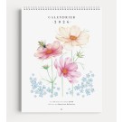 Calendrier, -- 2026 --, de l'artiste Katrinn Pelletier, 12 mois, de janvier à décembre, Dimension : 11 x 8.5 po, avec cases et espace pour écrire des notes