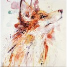 Carte de souhaits 5x5, -- Quand tu es prêt à tout --, de l'artiste Anne-Marie Villeneuve, dimension : 5.25 x 5.25 pouces largeur, sans texte, avec enveloppe  Vous pouvez inscrire votre message à l'intérieur.  Carte vendue à l'unité