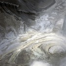 Chute, no 1, (p. encadrée), de l'artiste Ivan Binet, Photographie : Jet d'encre sur papier fibre, dimension : 44 x 44 po