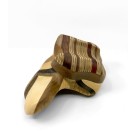 Roche (grosse), # 107, de l'artiste Claudia Côté, Sculpture, Sculpture, Bois Pin, cerisier, plywood russe et chêne, Création unique