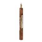 Coeur filandreux, de l'artiste Bernard Hamel, Sculpture, Bois et phragmites, dimension : 6 x 6 x 50 po hauteur