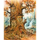 Coin paisible, de l'artiste Félix Girard, sur papier Epson « Enhanced Matte, impression avec de l’encre à pigment – qualité archive (ultra chrome), dimension : 14 x 11 pouces de largeur, affiche prête à être encadrée