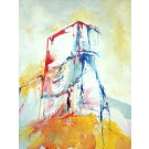 Condominium plastique, de l'artiste Benoit Genest Rouillier, Tableau, Acrylique sur toile, Création unique, dimension : 48 x 36 po de largeur