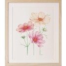 Affiche, -- Cosmos --, de l'artiste Katrinn Pelletier, Illustration, aquarelle, crayons de couleur, ..., dimension : 16 x 12 de largeur