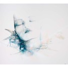 Filtrer les émotions, de l'artiste Roxane Lessard (Os cane), Tableau, Acrylique sur toile galerie, Création unique, dimension : 36 x 40 po de largeur