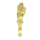 Fleur Bouquet jaune vendu séparément, de l'artiste Véronique Martel, dimension : 4 à 5 pouces de longueur, Peut être légèrement différente de la photo présentée, Faisait partie de l'ensemble 'L'épicier du coin ...', Faïence grès pigment émail, vue A