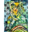 L'envol, de l'artiste Florence Lemay, Tableau, Acrylique sur toile, Création unique, dimension : 40 x 30 po de largeur