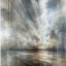 Focus 2, no 0167, de l'artiste Yan Laboissonnière, Techniques mixtes sur bois , Création unique, dimension : 42 x 42 po de largeur