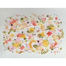 Guédille, de l'artiste Laurence Bélanger (ELBÉ), Oeuvre papier, Médiums mixtes, sur papier archive, Création unique, dimension : 9 x 12 po de largeur