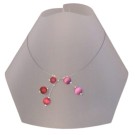 Collier, Planètes, no 111, de l'artiste Sophiori, Bijou contemporain coloré, fait à la main, Matière première : pâte de polymère, de la création jusqu'à l'assemblage final