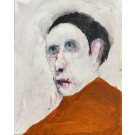 MotoPortrait, de l'artiste Benoit Genest Rouillier, Tableau, Acrylique sur toile, Création unique, dimension : 10 x 8 po de largeur