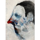 Ralph Lauren, de l'artiste Benoit Genest Rouillier, Tableau, Acrylique sur toile, Création unique, dimension : 7 x 5 po de largeur