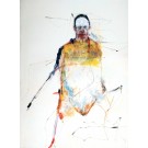 Invasions publiques, de l'artiste Benoit Genest Rouillier, Oeuvre sur papier, Techniques mixtes, Création unique, dimension : 30 po x 22 po de largeur