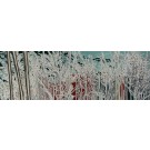 Jardins sauvages XXX, de l'artiste Elyse Turbide, Acrylique sur toile, Dimension : 24 x 72 po de largeur