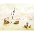 L'Épave 1, de l'artiste Félix Girard, sur papier Epson « Enhanced Matte, impression avec de l’encre à pigment – qualité archive (ultra chrome), dimension : 14 x 18 pouces de largeur, affiche prête à être encadrée