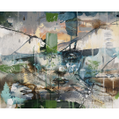L'Étang, de l'artiste Sandy Cunningham, Tableau, Acrylique sur toile, Création unique, dimension : 20 x 24 po de largeur