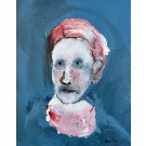 La reine des cataractes, de l'artiste Benoit Genest Rouillier, Tableau, Acrylique sur toile, Création unique, dimension : 14 x 11 po de largeur