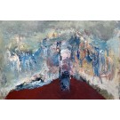 Le jardin du bien et du mal, de l'artiste Benoit Genest Rouillier, Tableau, Acrylique sur toile, Création unique, dimension : 40 x 60 po de largeur