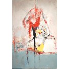 Le bolet mirage, de l'artiste Benoit Genest Rouillier, Tableau, Acrylique sur toile, Création unique, dimension : 60 x 40 po de largeur