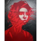 À l'autre bout du monde, de l'artiste Marie Chantal Le Breton, Tableau, Acrylique sur panneau de bois , Création unique, dimension : 18 x 14 po de largeur