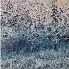 Le jardin de givre III, de l'artiste Elyse Turbide, Acrylique sur toile, Dimension : 36 x 36 pouces de largeur