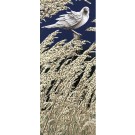 Le corbeau blanc, de l'artiste Elyse Turbide, Acrylique sur toile, Dimension : Dimension : 48 x 20 pouces de largeur