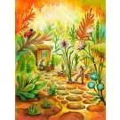 Le jardin, de l'artiste Félix Girard, sur papier Epson « Enhanced Matte, impression avec de l’encre à pigment – qualité archive (ultra chrome), dimension : 10 x 8 pouces de largeur, affiche prête à être encadrée