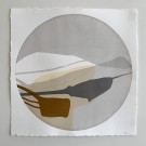 Les jardins nordiques # 17, de l'artiste Vanessa Sylvain, Oeuvre papier, Acrylique sur papier, Création unique, dimension 14 x 14 pouces de largeur