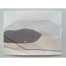 Les jardins nordiques # 21, de l'artiste Vanessa Sylvain, Oeuvre papier, Acrylique sur papier, Création unique, dimension 18 x 24 pouces de largeur